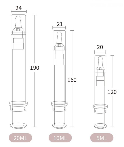 5ml liquid ultrasound knife 10ml vacuum tube press needle tube eye cream vials 05
